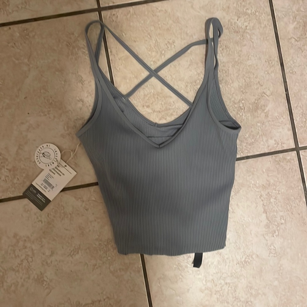 Vuori Rib Cropped Tank NWOT